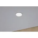 Paulmann Luminaria empotrable CYMBAL COIN LED rígido, juego de 1 IP44, blanco mate regulable 6,8W 463lm 2700K 38° 38° CRI >80