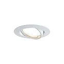 Paulmann Luminaria empotrable BASE COIN giratorio, juego de 3, conmutable IP20, blanco  15W 370lm 3000K 100° 100° CRI > 80