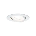 Paulmann recessed luminaire NOVA LED round, swivelling, set of 3 GU10 IP23, white matt  19,5W 460lm 2700K 38° 38° CRI >80