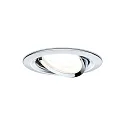 Paulmann Luminaria empotrable NOVA LED redondo, giratorio, juego de 3 GU10 IP23, cromo  19,5W 460lm 2700K 38° 38° CRI >80