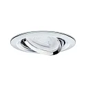 Paulmann Luminaria empotrable NOVA LED redondo, giratorio, juego de 3 GU10 IP23, cromo  19,5W 460lm 2700K 38° 38° CRI >80