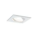 Paulmann recessed luminaire NOVA LED square, swivelling, set of 3 GU10 IP23, white matt  19,5W 460lm 2700K 38° 38° CRI >80