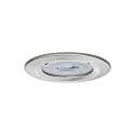 Paulmann recessed luminaire NOVA LED round, rigid, set of 3 GU10 IP44, brushed iron  19,5W 460lm 2700K 38° 38° CRI >80