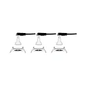 Paulmann Luminaria empotrable NOVA LED redondo, rígido, juego de 3 GU10 IP44, blanco mate  460lm 2700K 38° 38° CRI >80