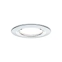 Paulmann recessed luminaire NOVA LED round, rigid, set of 3 GU10 IP44, chrome  460lm 2700K 38° 38° CRI >80