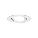 Paulmann recessed luminaire NOVA COIN LED round, swivelling, set of 3 IP23, white matt  19,5W 460lm 2700K 100° 100° CRI >80