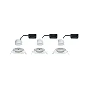Paulmann recessed luminaire NOVA COIN LED round, swivelling, set of 3 IP23, white matt  19,5W 460lm 2700K 100° 100° CRI >80