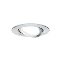 Paulmann recessed luminaire NOVA COIN LED round, swivelling, set of 3 IP23, aluminium  19,5W 460lm 2700K 100° 100° CRI >80