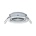 Paulmann recessed luminaire NOVA COIN LED round, swivelling, set of 3 IP23, chrome  19,5W 460lm 2700K 100° 100° CRI >80