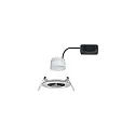 Paulmann Luminaria empotrable NOVA COIN LED redondo, rígido IP44, hierro cepillado  460lm 2700K 100° 100° CRI >80