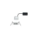 Paulmann Luminaria empotrable NOVA COIN LED redondo, rígido IP44, blanco mate  460lm 2700K 100° 100° CRI >80