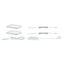 Paulmann LED Furniture luminaire VANE LED Under Cabinet luminaire, square, 2x6,7W, 15VA, 230V/12V, 105x140mm, white matt