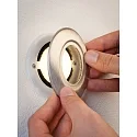 Paulmann Accessories for SPECIAL LINE Recessed luminaires LED cover, round, 86mm, stainless steel