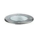 Paulmann Paulmann Plug&Shine Floor recessed luminaire IP67 6W 24V silver swiveling, 609lm, 3000K, 20° swivel range