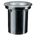 Paulmann Paulmann Plug&Shine Floor recessed luminaire IP67 6W 24V silver swiveling, 609lm, 3000K, 20° swivel range
