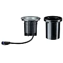 Paulmann Paulmann Plug&Shine Floor recessed luminaire IP67 6W 24V silver swiveling, 609lm, 3000K, 20° swivel range