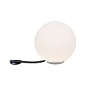 Luminaria de exterior PLUG&SHINE GLOBE pequeño IP67, blanco regulable