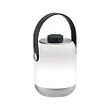 Luminaria de mesa CLUTCH con función de carga USB IP44, gris regulable