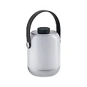 Paulmann Luminaria de mesa CLUTCH con función de carga USB IP44, gris regulable