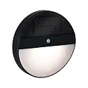 Lámpara solar de pared ELOIS con detector de movimiento, con batería IP44, antracita 