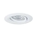 Paulmann Luminaria empotrable NOVA MINI LED giratorio IP23, blanco mate  4W 310lm 2700K 38° 38° CRI >80