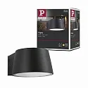 Paulmann Luminaria de pared para exteriores CAPEA LED estándar IP44, gris 