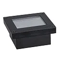 Paulmann Lámpara solar de pie empotrada DOMENIC con sensor, accesible IP67, negro 