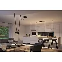 Paulmann Luz LED del sistema ULine PENDEL BOL Ø 30CM rígido, semicircular IP20, negro mate regulable