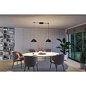 Paulmann Luz LED del sistema ULine PENDEL BOL Ø 30CM rígido, semicircular IP20, negro mate regulable