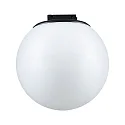 Luz LED del sistema ULine PENDEL BALL Ø 15CM con difusor, en forma de bala IP20, negro mate regulable