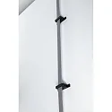Paulmann Soporte de correa ULine - STRAP HOLDER / STRAIGHT FIXTURE aislado, mecánico, juego de 2, recta, negro mate