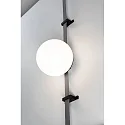 Paulmann Soporte de correa ULine - STRAP HOLDER / STRAIGHT FIXTURE aislado, mecánico, juego de 2, recta, negro mate