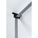 Paulmann Soporte de correa ULine - STRAP HOLDER / STRAIGHT FIXTURE aislado, mecánico, juego de 2, recta, negro mate