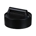 Soporte de correa ULine - STRAP HOLDER redondo, aislado, mecánico, universal, negro mate