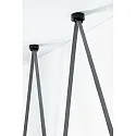 Paulmann Soporte de correa ULine - STRAP HOLDER redondo, aislado, mecánico, universal, negro mate