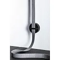 Paulmann Soporte de correa ULine - STRAP HOLDER redondo, aislado, mecánico, universal, negro mate