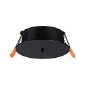 Paulmann cover ULine DRILL HOLE BLEND round, mechanical, built-in version, black matt