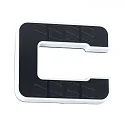 Paulmann Número de casa iluminado IP44, negro 