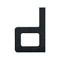 Paulmann Número de casa iluminado IP44, negro 