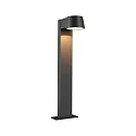Luminario de bolardo CAPEA conmutable, insect-friendly IP44, antracita 