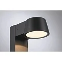 Paulmann Luminario de bolardo CAPEA conmutable, insect-friendly IP44, antracita 