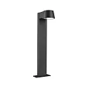 Paulmann Luminario de bolardo CAPEA conmutable, insect-friendly IP44, antracita 