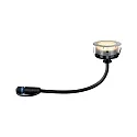 Paulmann Luminaria empotrable en suelo PLUG & SHINE FLOOR INSECT / Ø 7CM insect-friendly IP67, plata