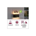Paulmann Número de casa iluminado NEDA PIR con detector de movimiento LED IP44, antracita