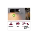 solar wall luminaire EILEEN PIR round, with switch, with motion detector IP44, black 