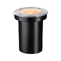 Luminaria empotrable en suelo GOLD LIGHT Ø 110MM rígido, pasable, insect-friendly GU10 IP65, acero cepillado 