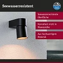 outdoor wall luminaire KIMU switchable, cardanic swivelling, insect friendly IP44, anthracite 