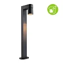bollard light KIMU 1 SPOT 1 flame, switchable, cardanic swivelling, insect friendly IP44, anthracite 