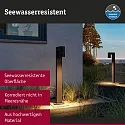 bollard light KIMU 1 SPOT 1 flame, switchable, cardanic swivelling, insect friendly IP44, anthracite 