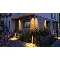 bollard light KIMU 1 SPOT 1 flame, switchable, cardanic swivelling, insect friendly IP44, anthracite 
